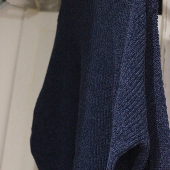 NWT Blue V-neck Thick Women's Sweater Size 4X - Picture 3 of 6